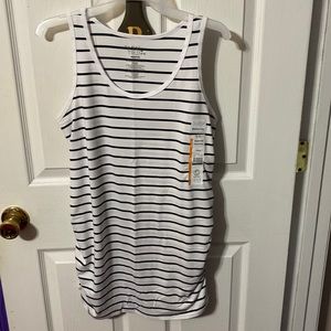 Time and Tru maternity sleeveless fitted tank top; sizes Small, Medium